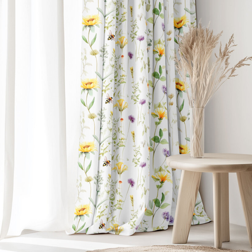 Dekorativer Vorhang – Wiesenwelt