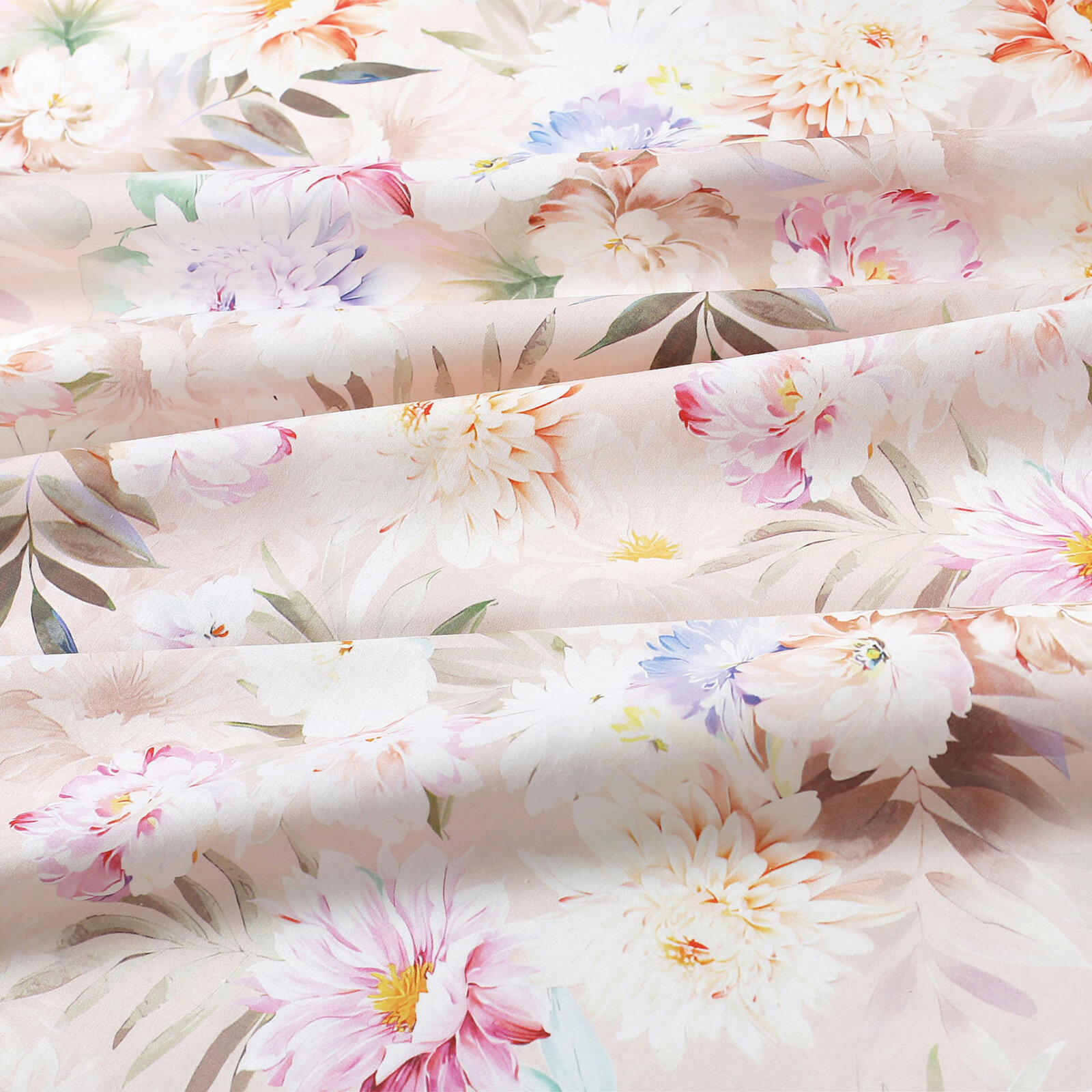 Spannbettlaken aus Baumwolle Deluxe - wilde Blumen