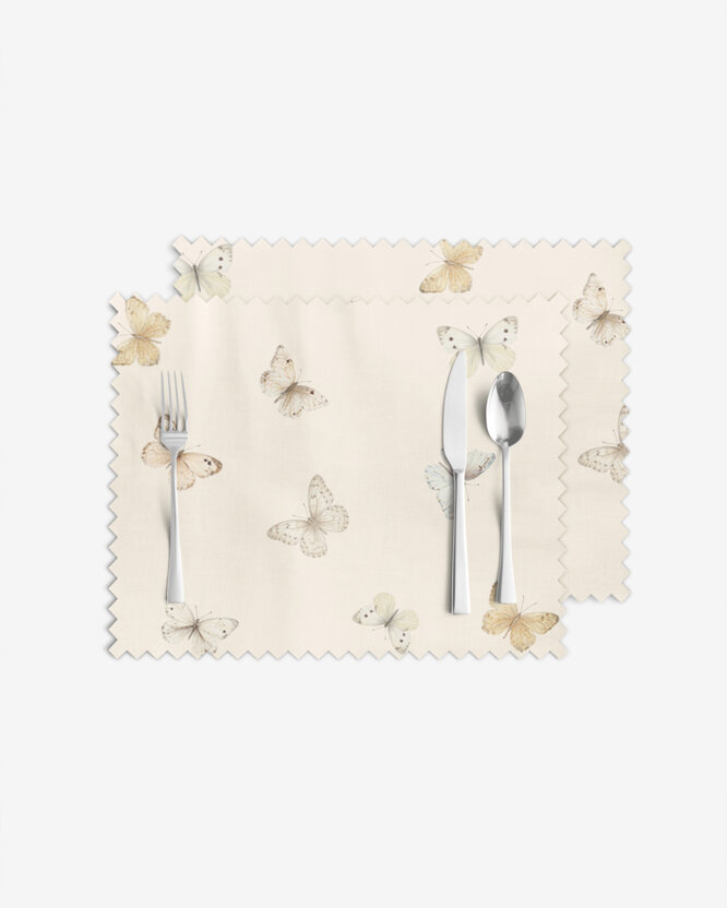 Teflon-Tischset - Schmetterlinge - 2 Stück