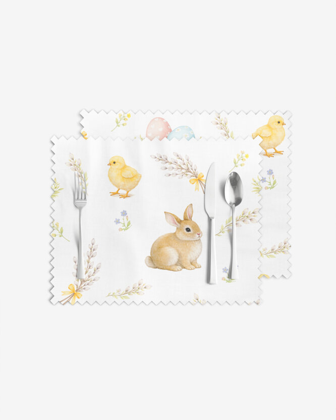 Ostern Teflon-Tischset - Frohe Ostern - 2 Stück