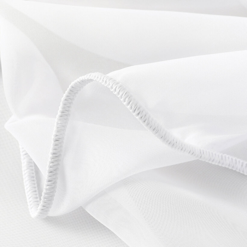 Glatter Voile – Weiß