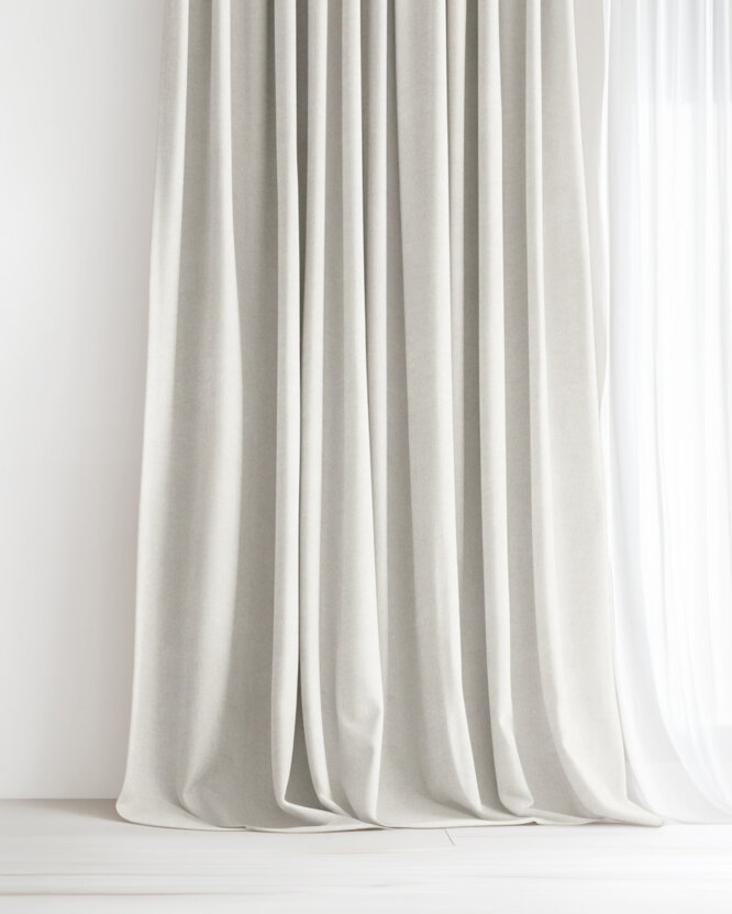 Dekorativer Vorhang Marbella - cremefarbe