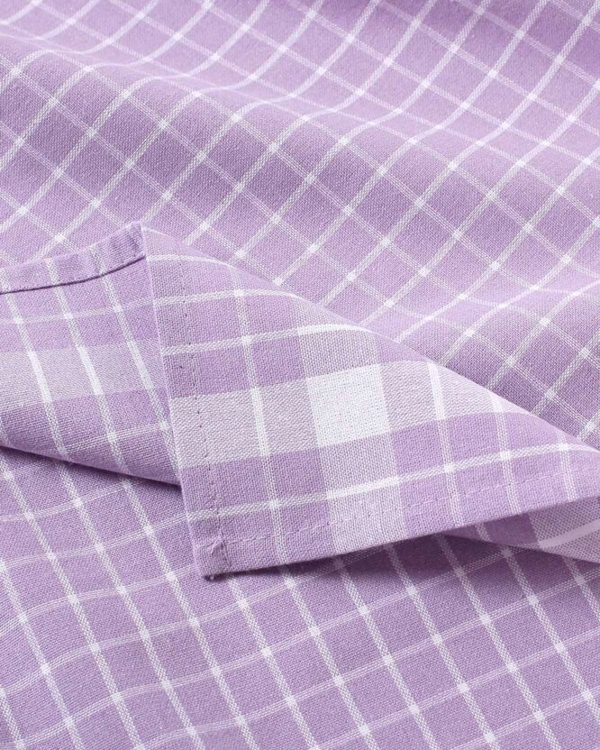 Küchentuch aus Baumwolle - lilas Karo