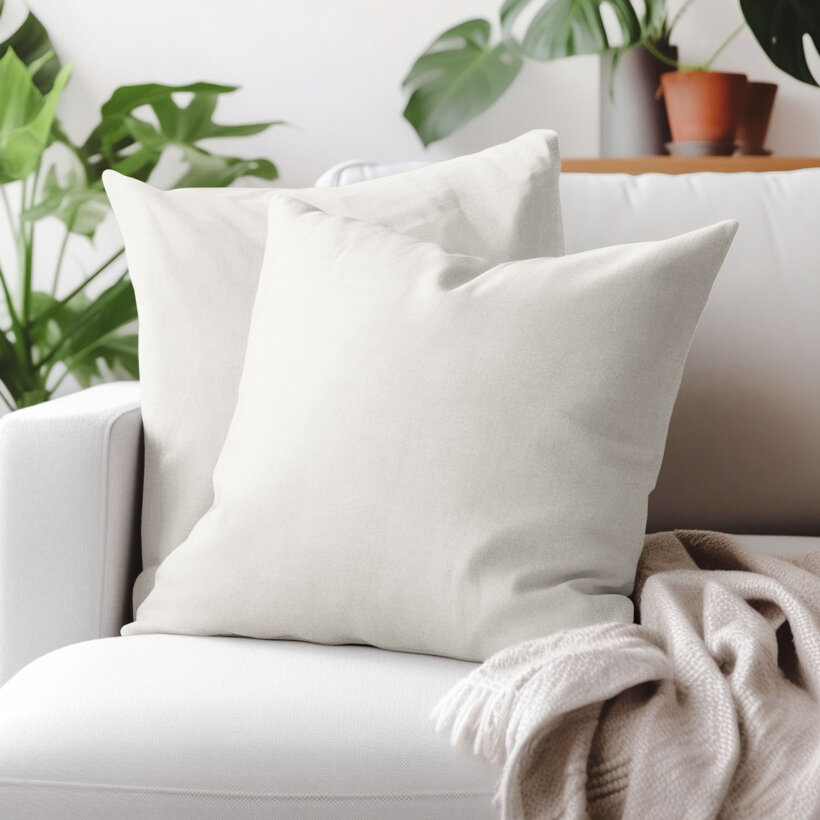 Dekorativer Kissenbezug Marbella - cremefarbe