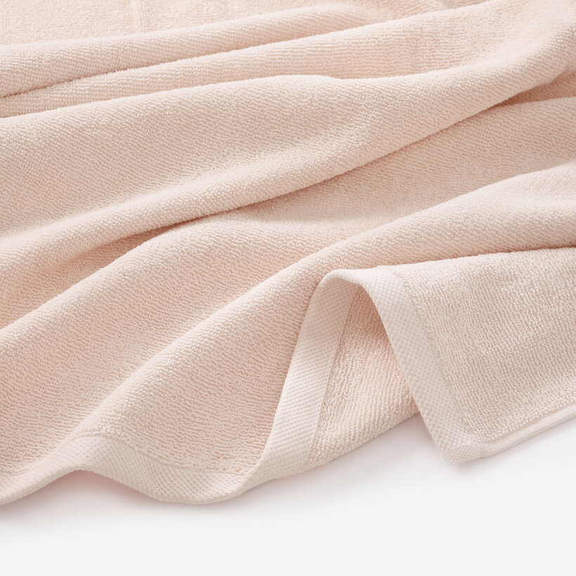 Frottierhandtuch/Duschtuch Soft ohne Bordüre – hellrosa