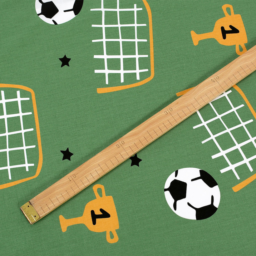 Baumwollstoff - Fußballwelt