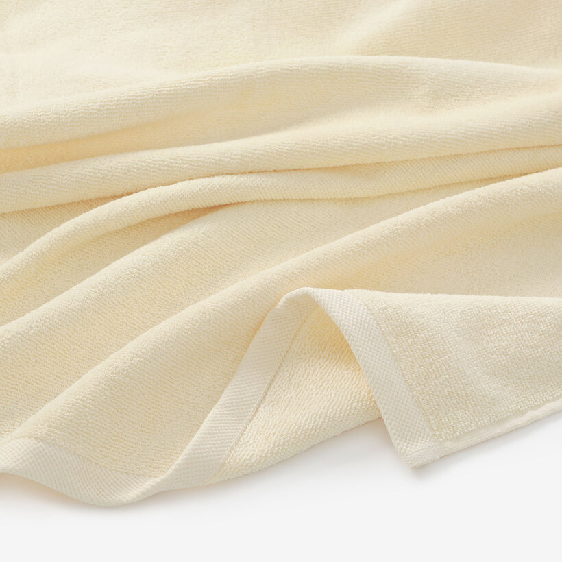 Frottierhandtuch/Duschtuch Soft ohne Bordüre – creme