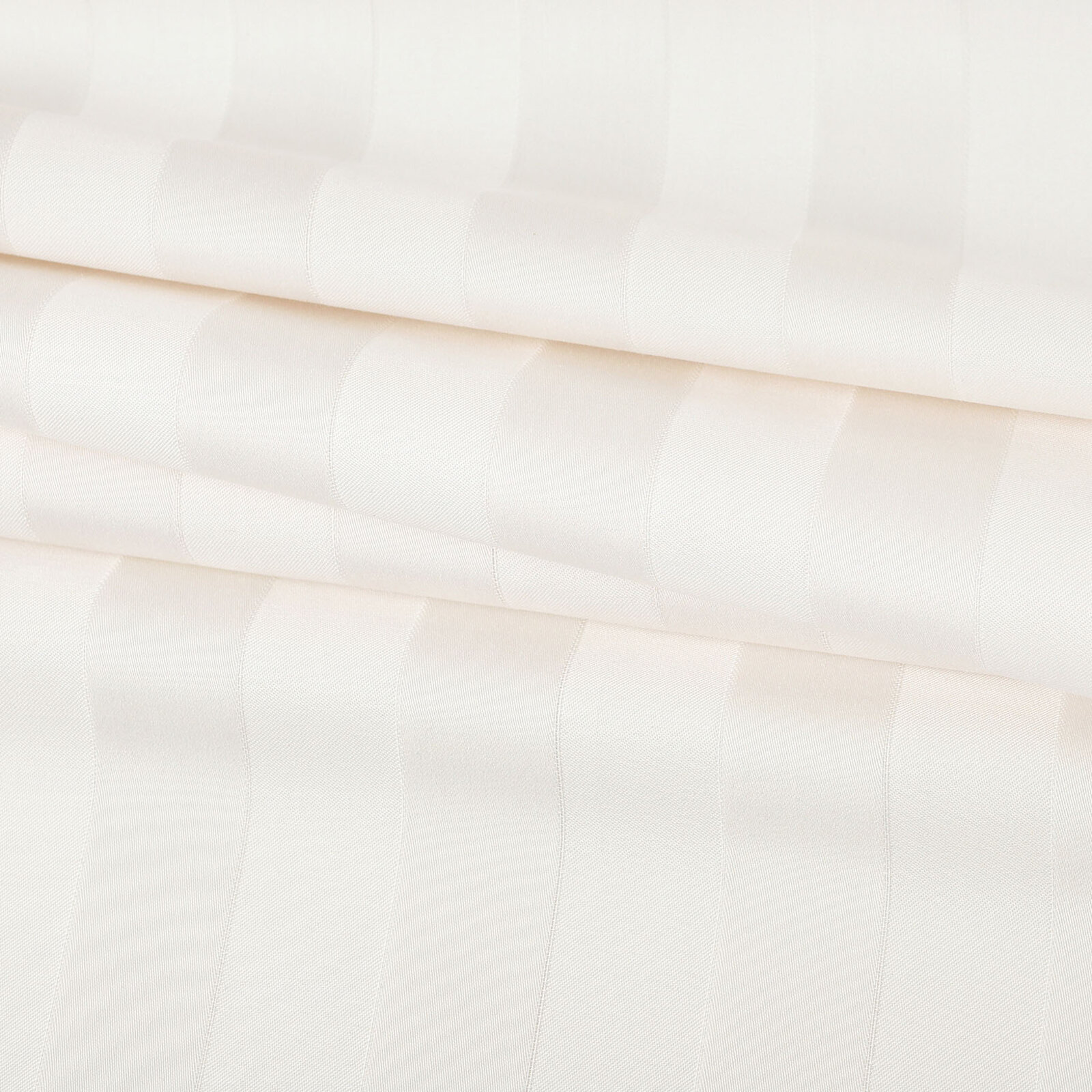 Damast - creme Streifen mit Satin-Glanz