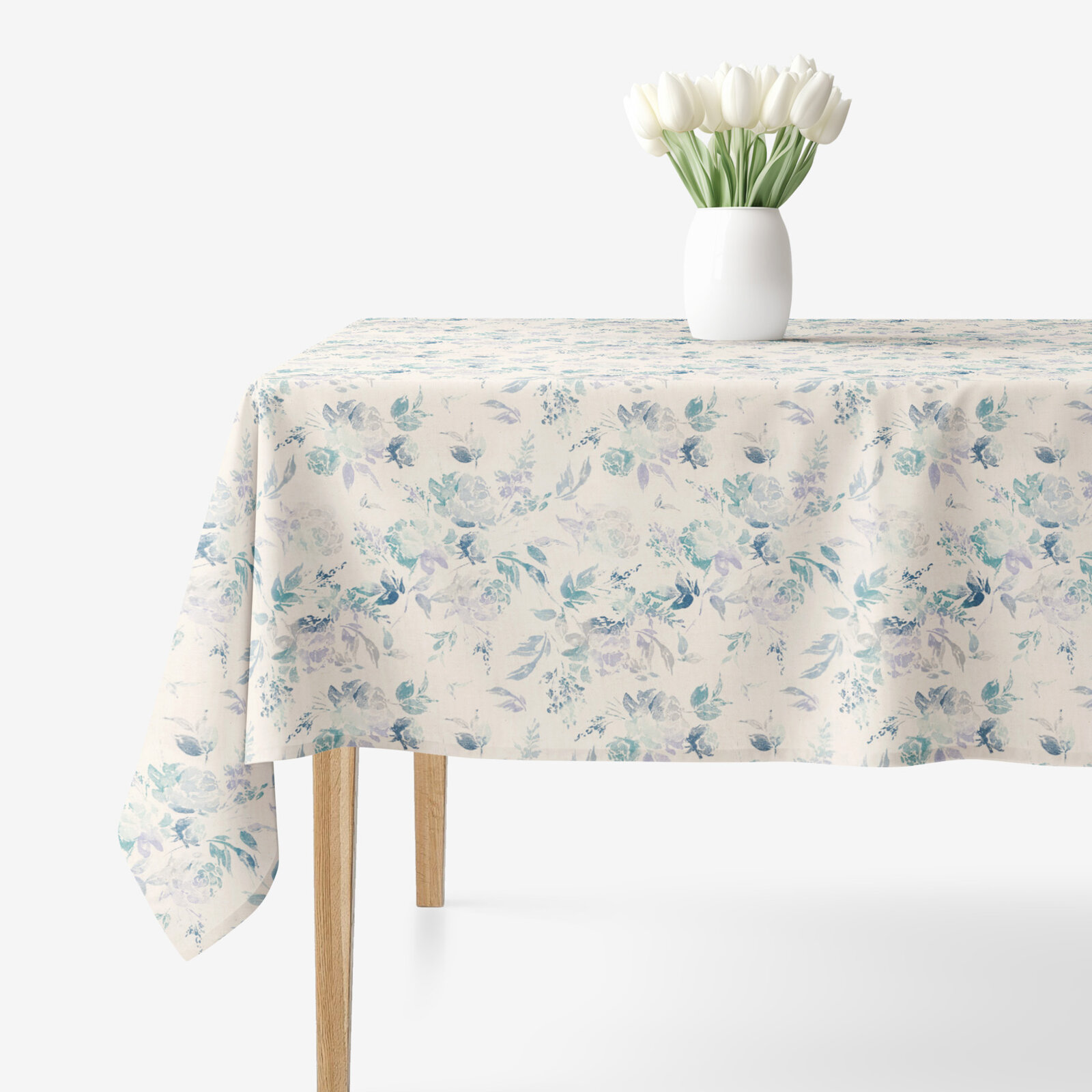 Eckige Tischdecke Valencia - Pflanzenabdrücke