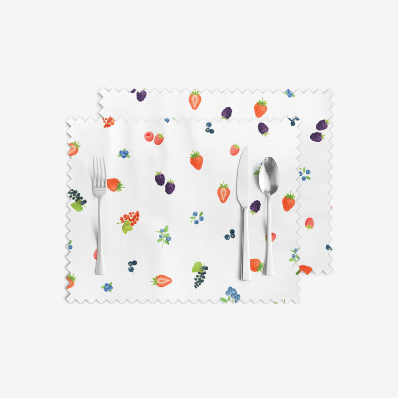 Tischset Teflon - Beeren
