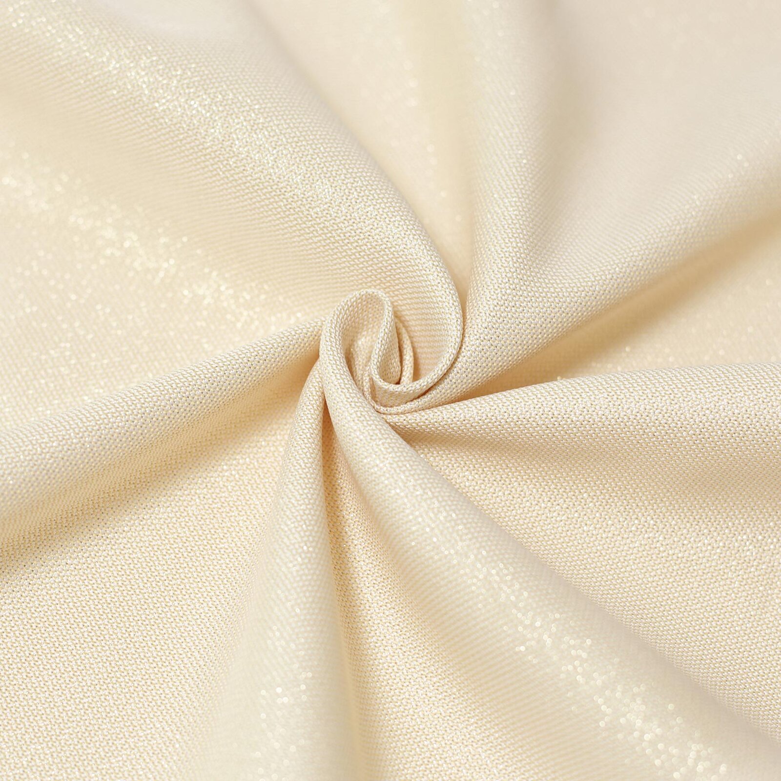 Dekorativer Stoff - goldfarbe mit Glitzereffekt