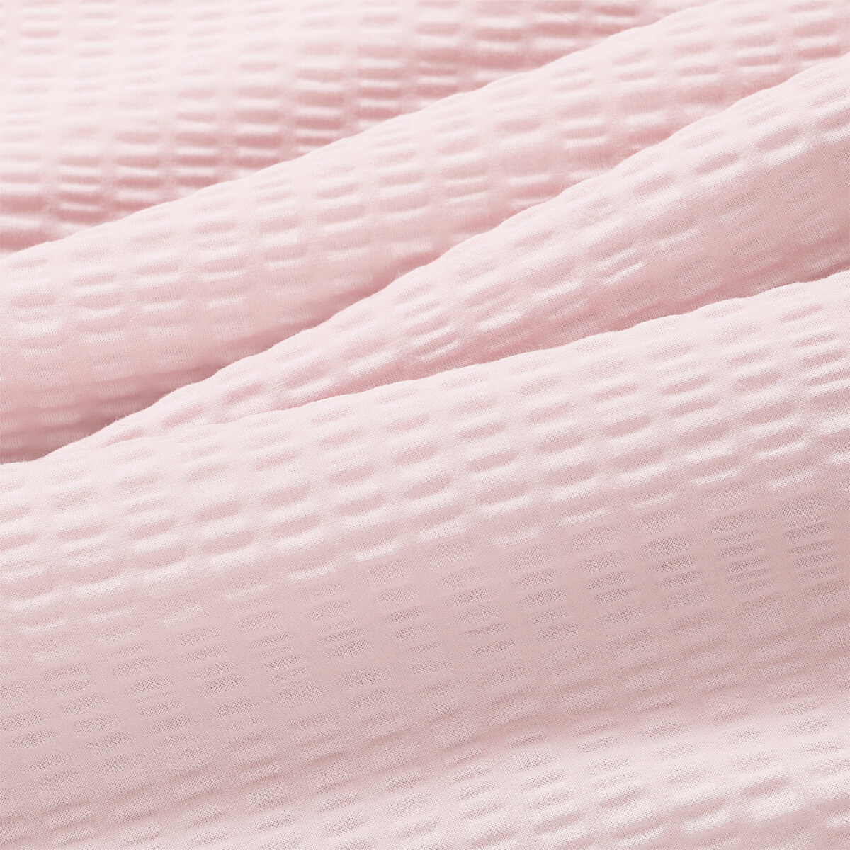 Seersucker Bettwäsche Duo - rosa Schleifen mit Puderrosa