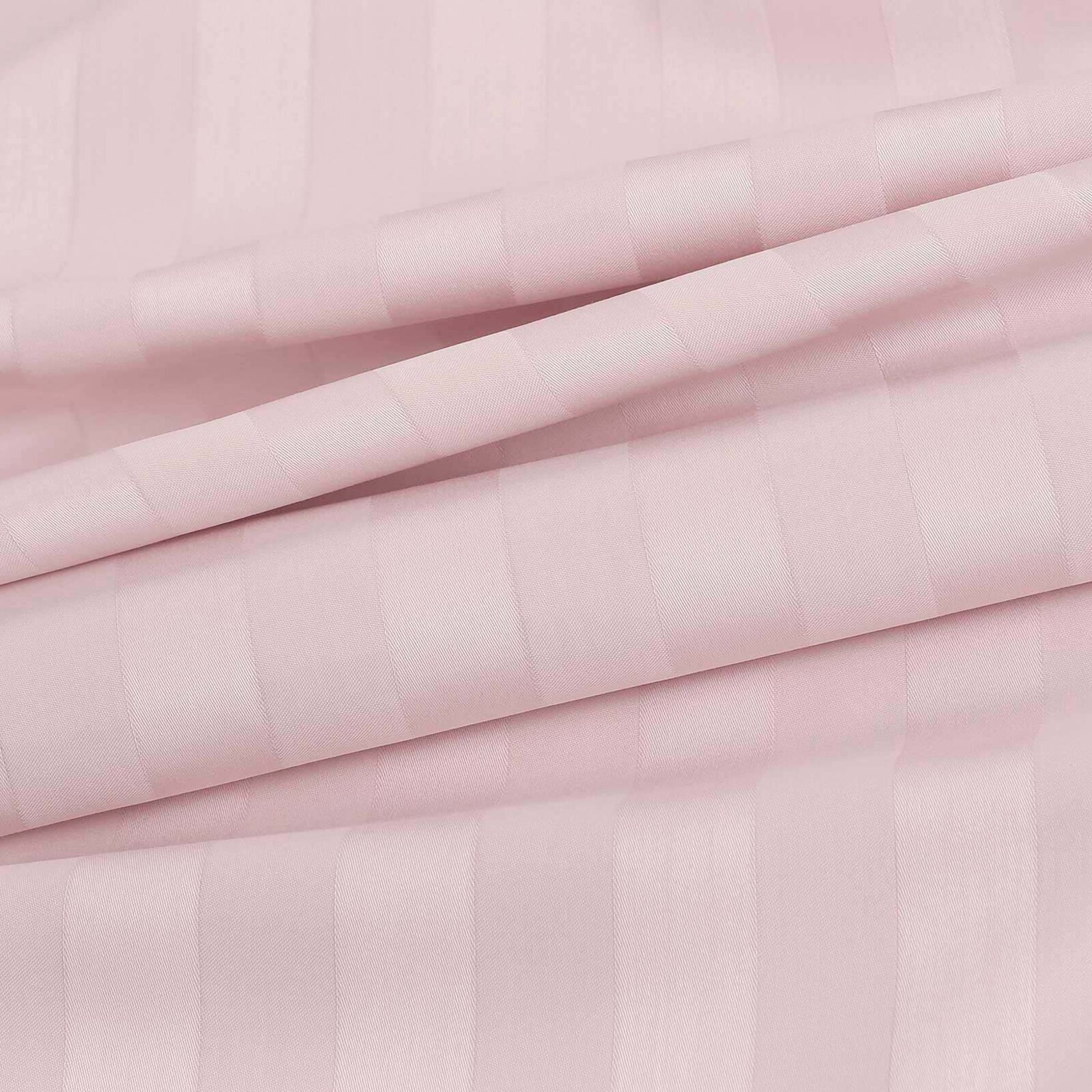 Damast - altrosa Streifen mit Satin-Glanz