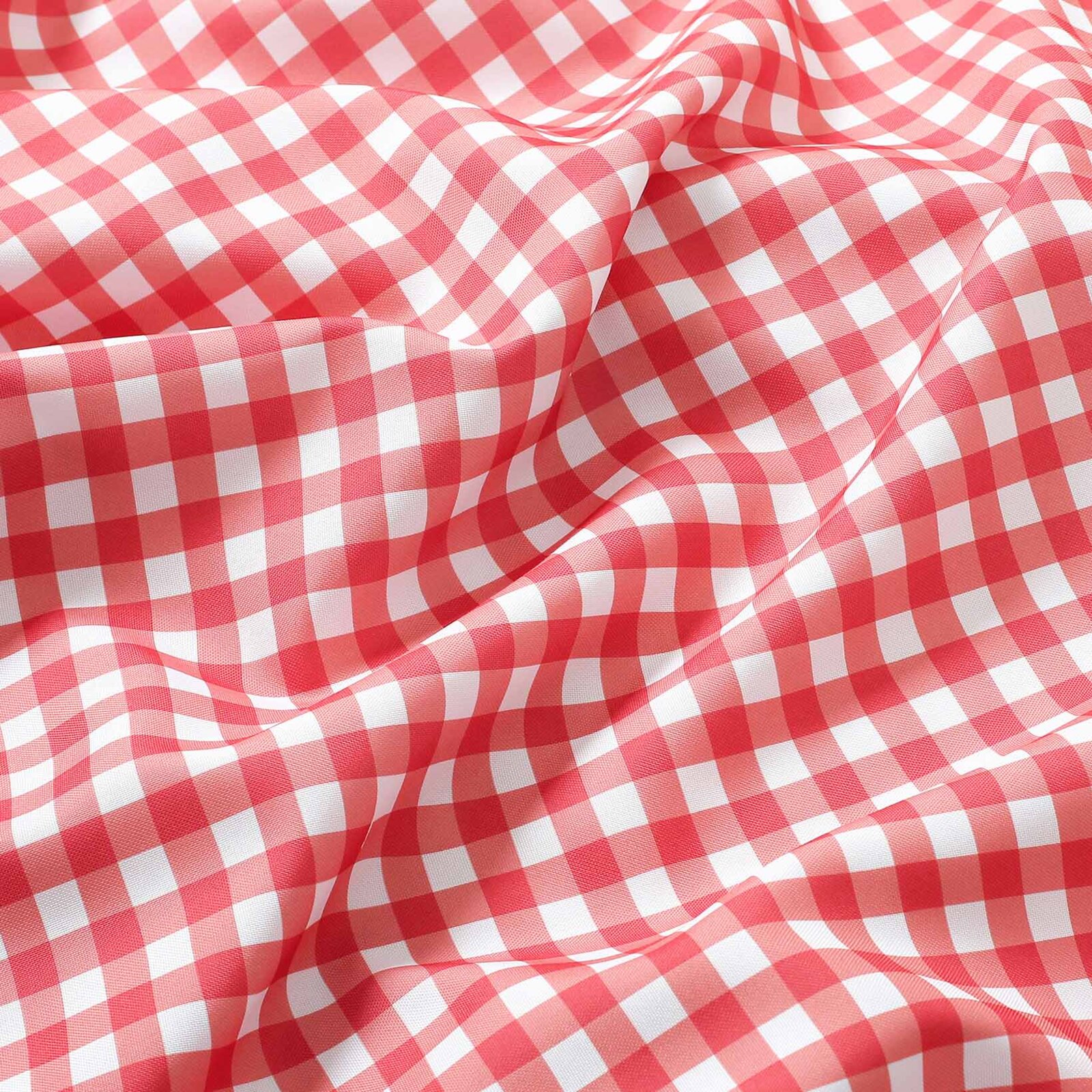 Teflonstoff für Tischdecken - rote Würfel