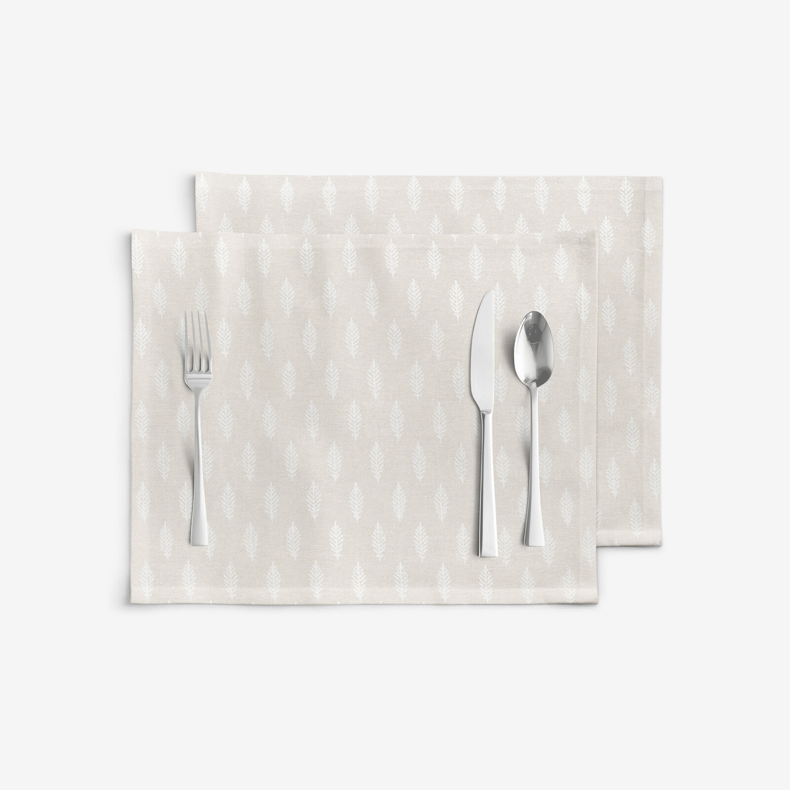 Weihnachtliches Tischset Natura - Ästchen auf natürlicher - Set 2 Stücke