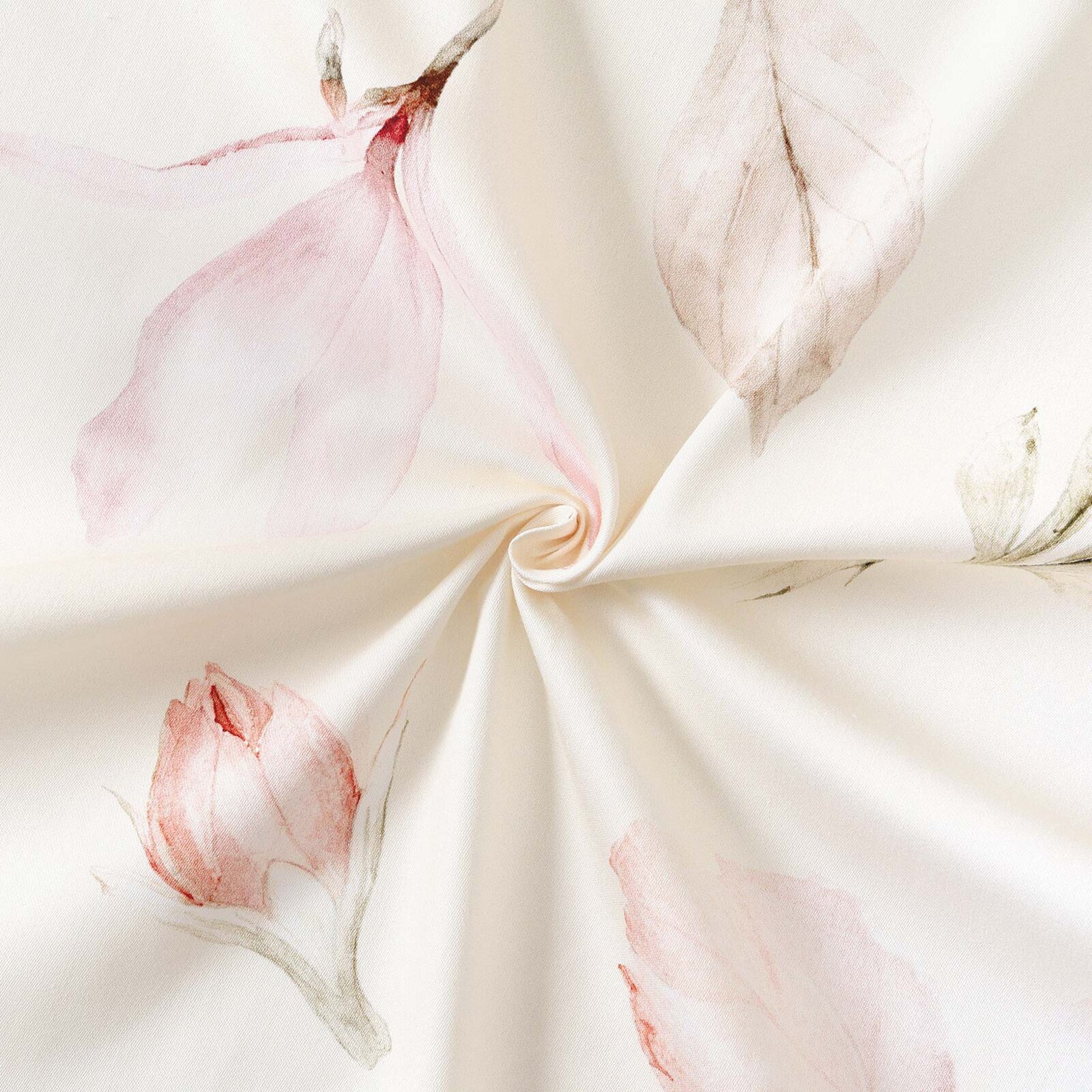 Mako-Satin - Blühende Magnolien