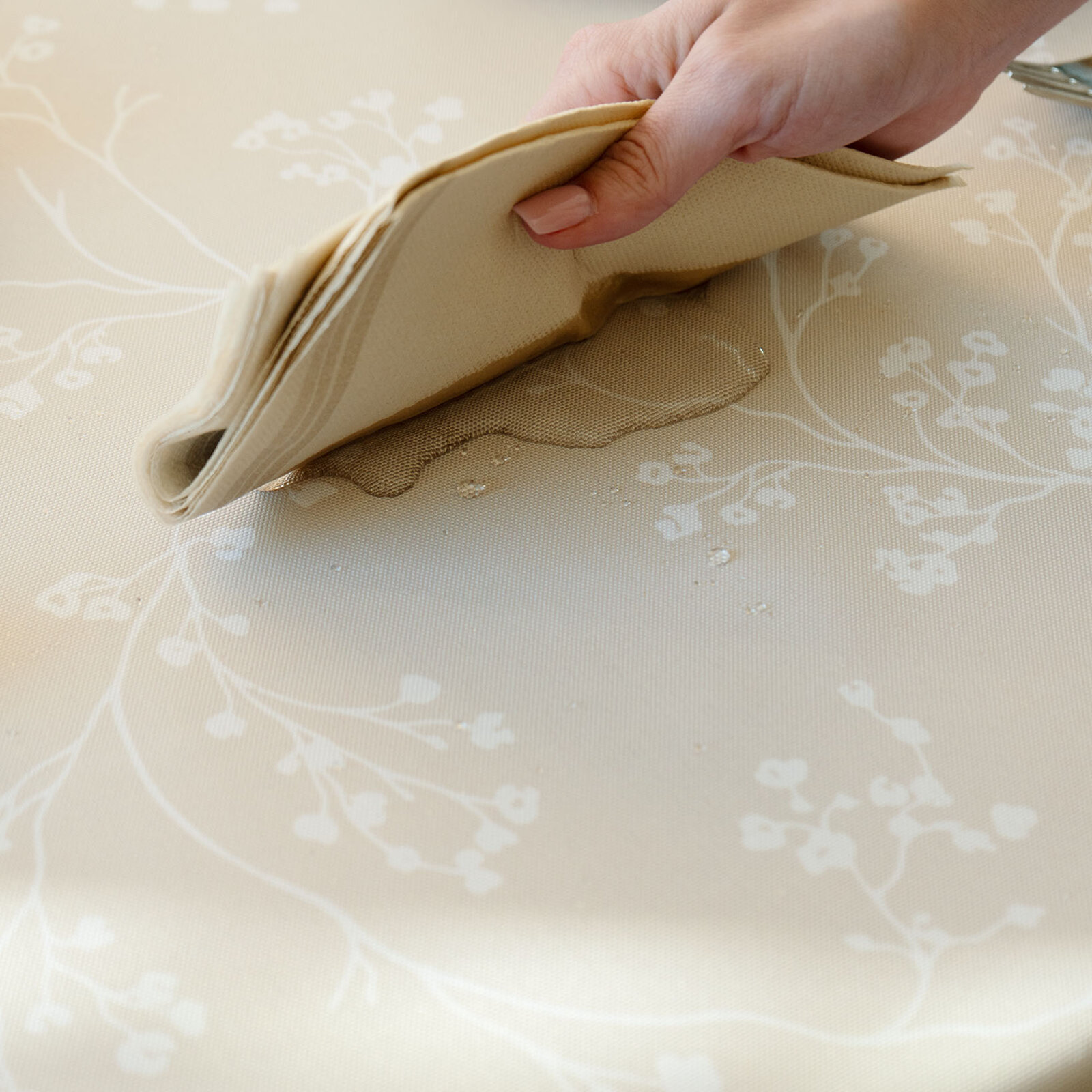 Eckige Teflon-Tischdecke - Kletterpflanzen