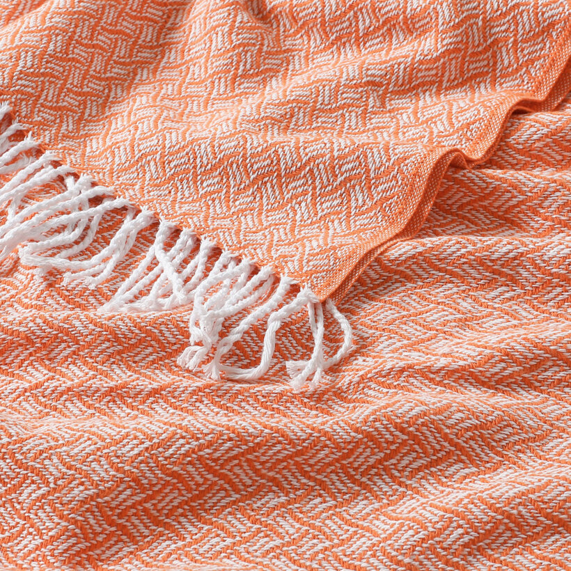 Plaid Orient - orange