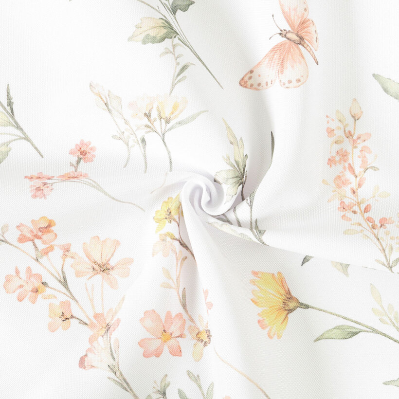 Teflonstoff für Tischdecken - Schmetterlingsgarten