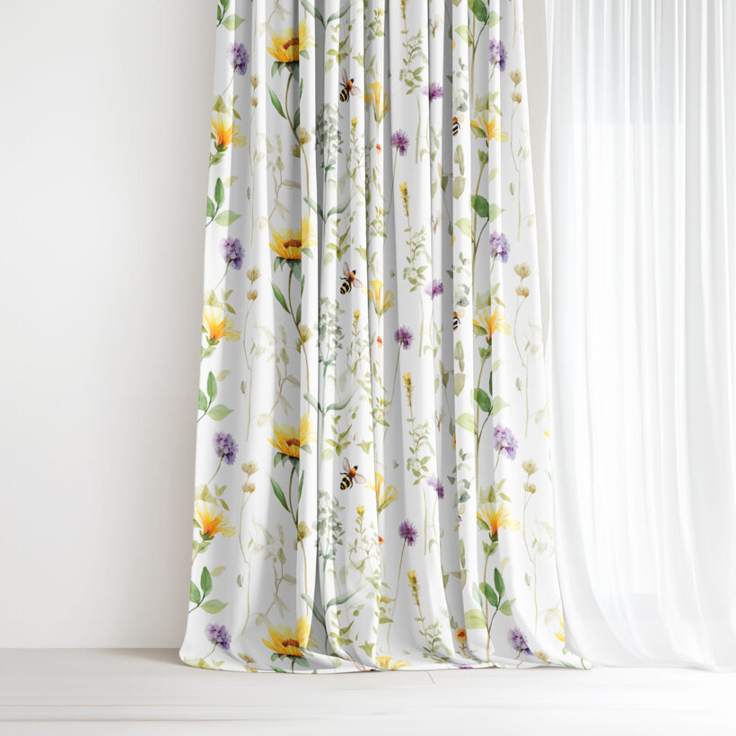 Dekorativer Vorhang – Wiesenwelt