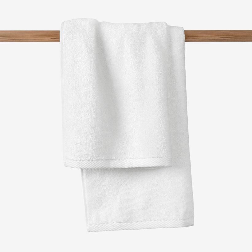 Frottierhandtuch/Duschtuch Soft ohne Bordüre – weiß