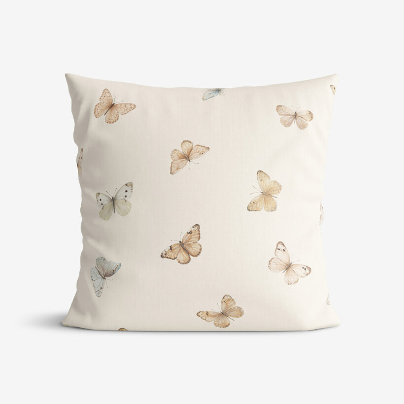 Dekorativer Kissenbezug - Schmetterlinge