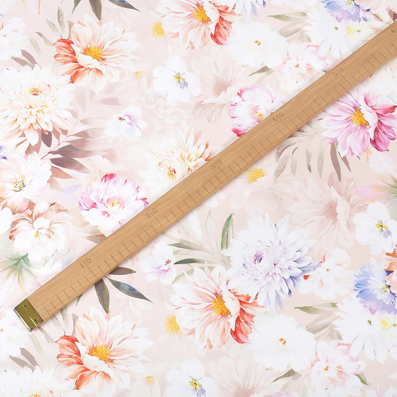 Baumwollstoff Deluxe - wilde Blumen