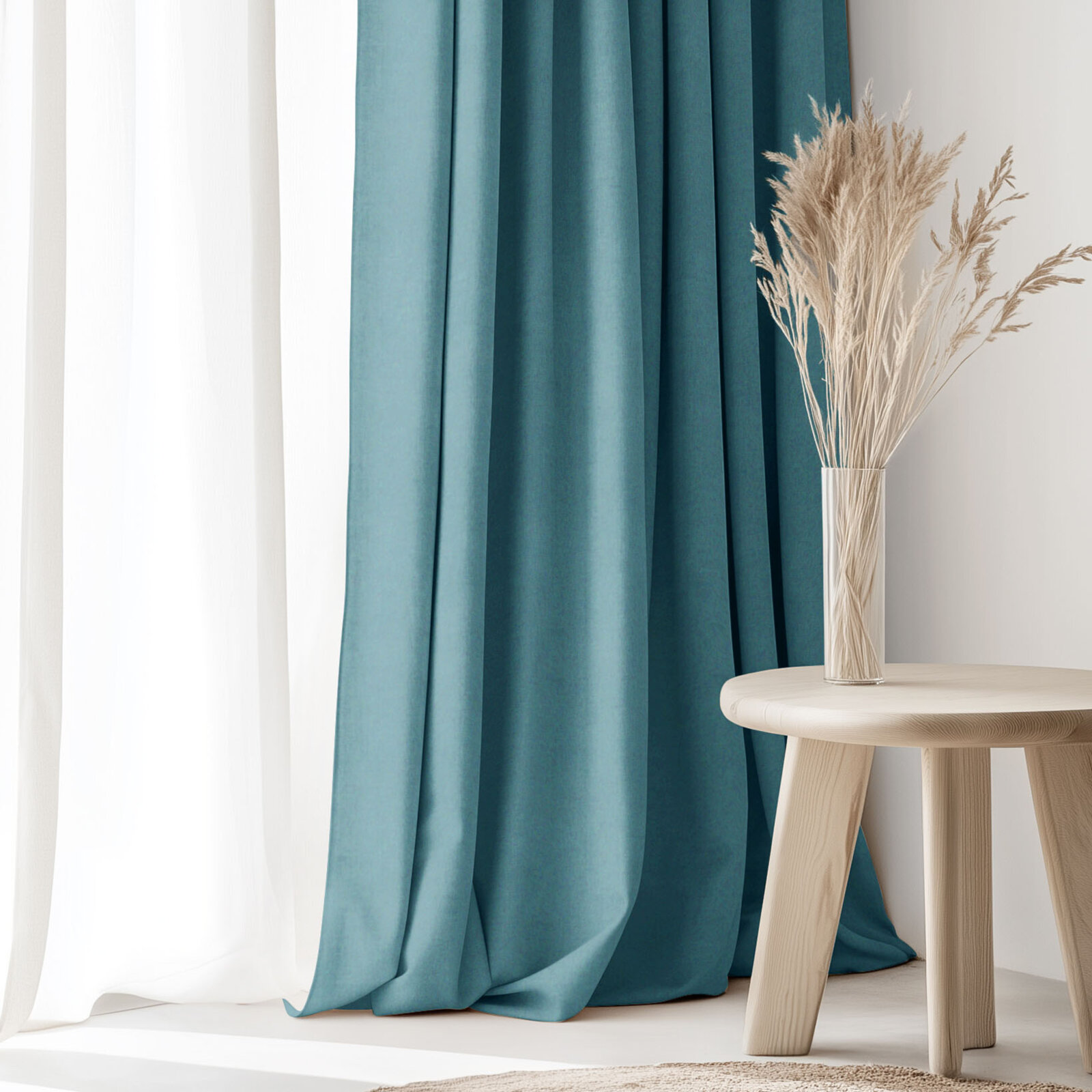 Dekorativer Vorhang Marbella - petrol