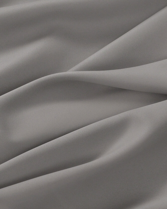 Verdunkelungsstoff Blackout mit Satin-Glanz - grau