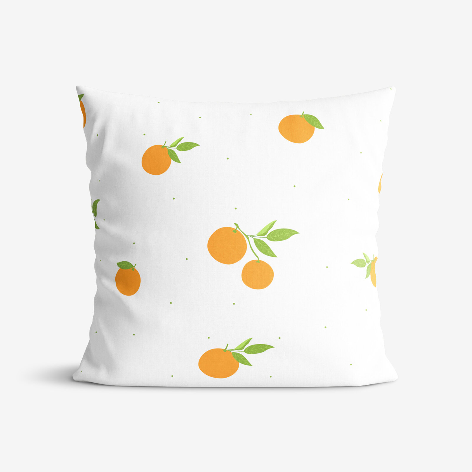 Kissenbezug aus Baumwolle - Orangen