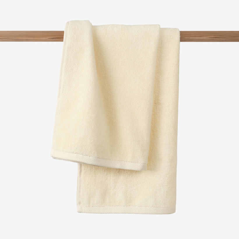 Frottierhandtuch/Duschtuch Soft ohne Bordüre – creme