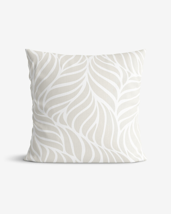 Dekorativer Kissenbezug - Beige Linien