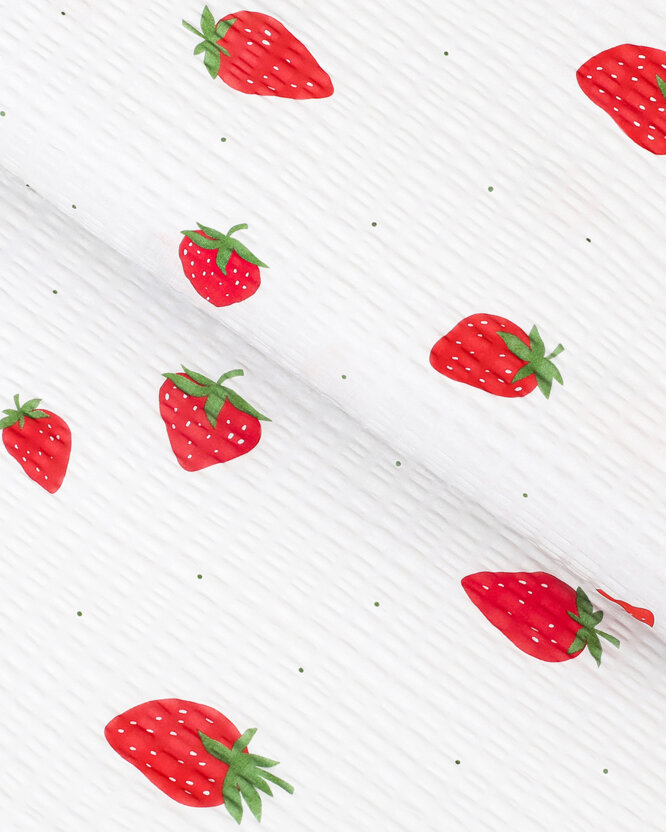 Seersucker - Erdbeeren