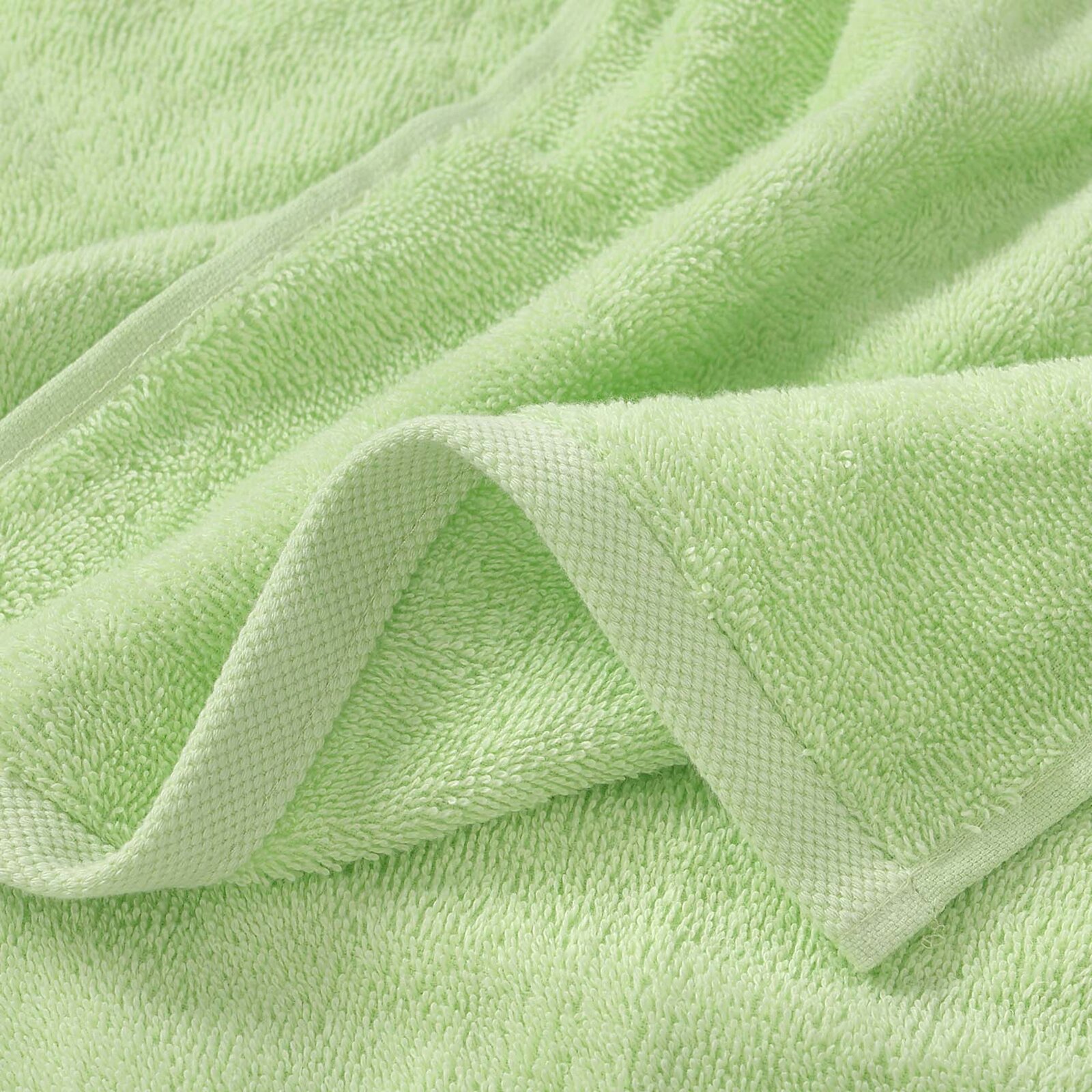 Kinder-Frottierhandtuch - Igel mit Apfel auf Grün