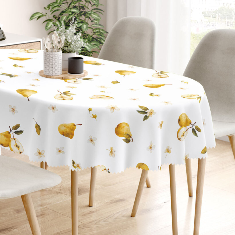 Ovale Tischdecke Teflon - Birnengarten