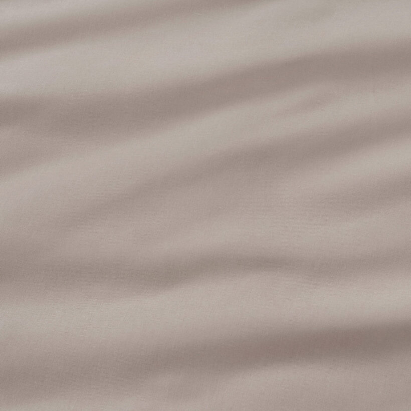 Baumwollstoff einfarbig Suzy - graubraun