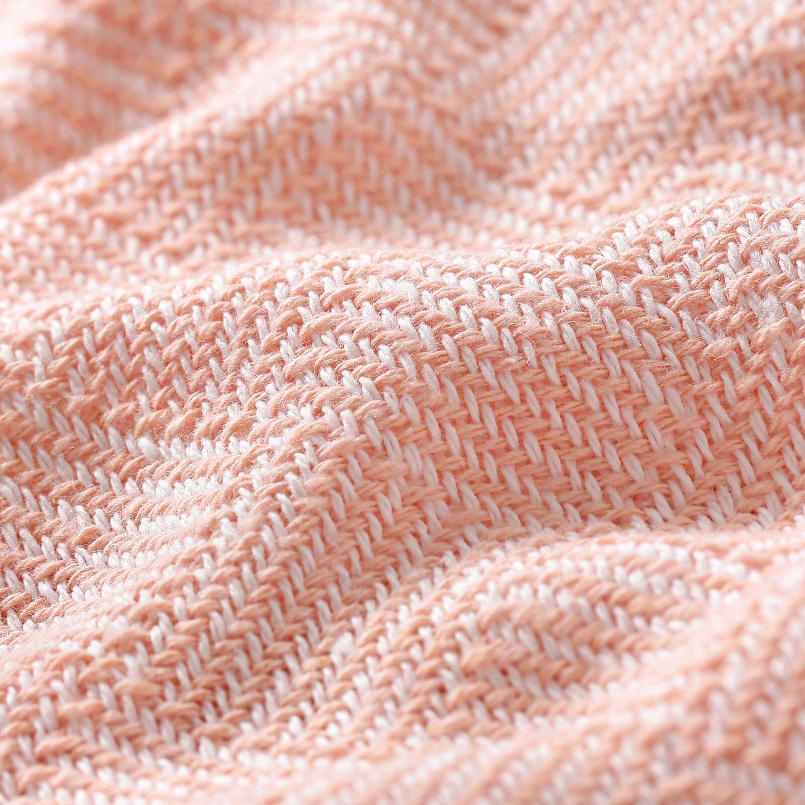 Plaid Mosaik - pastelrosa