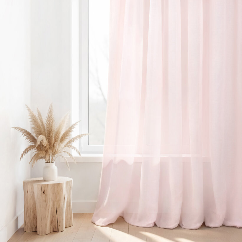Voile – Rustikales Rosa