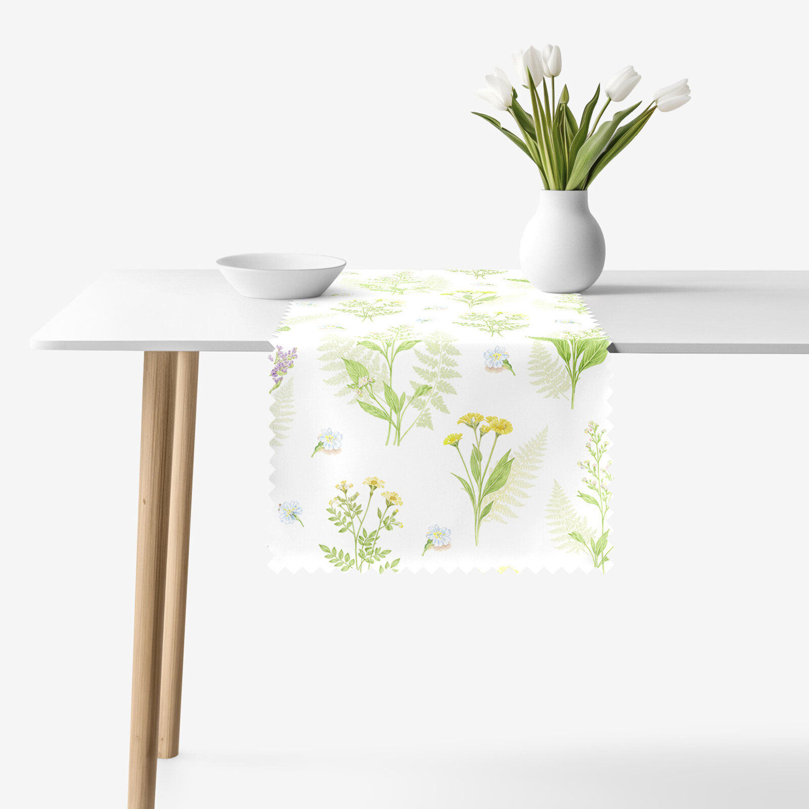 Teflon-Tischläufer - Waldblumen