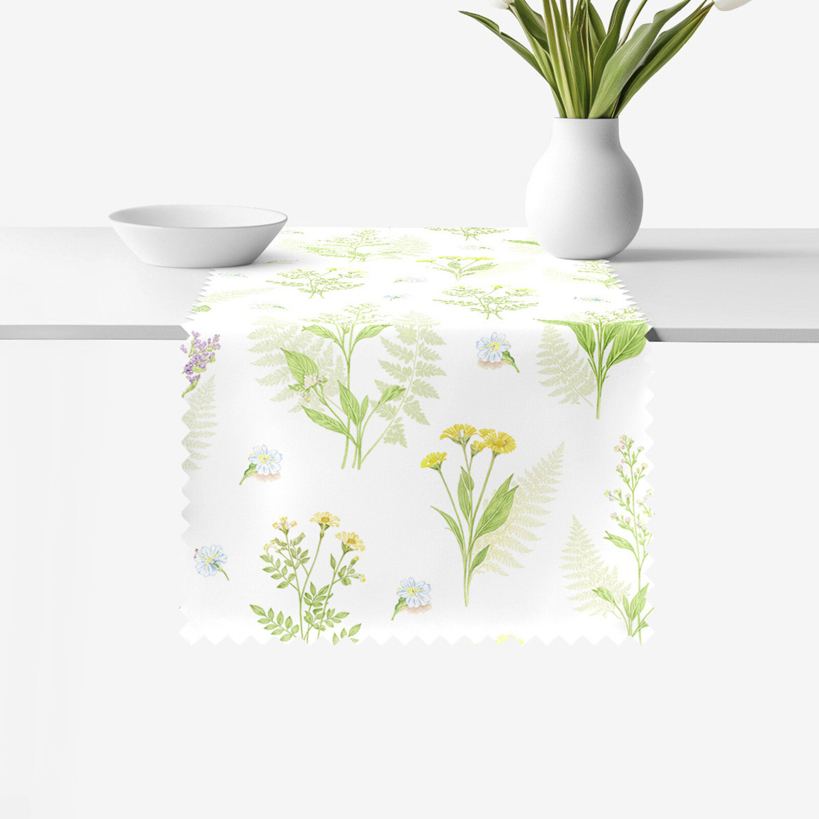Teflon-Tischläufer - Waldblumen