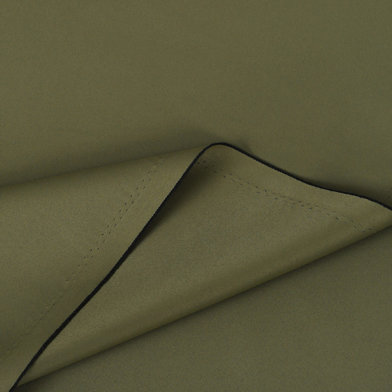 Verdunkelungsstoff Blackout mit Satin-Glanz - olivgrün