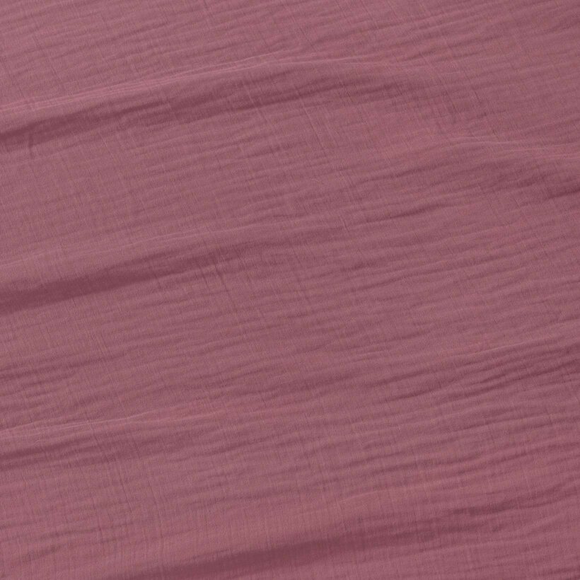 Musselinstoff – burgunderrosa