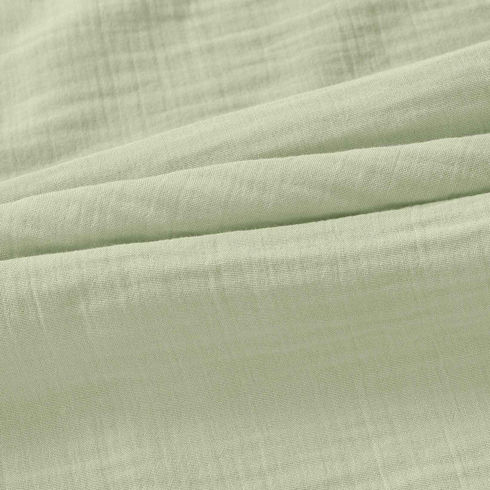 Musselin-Bettwäsche – hellsalbei