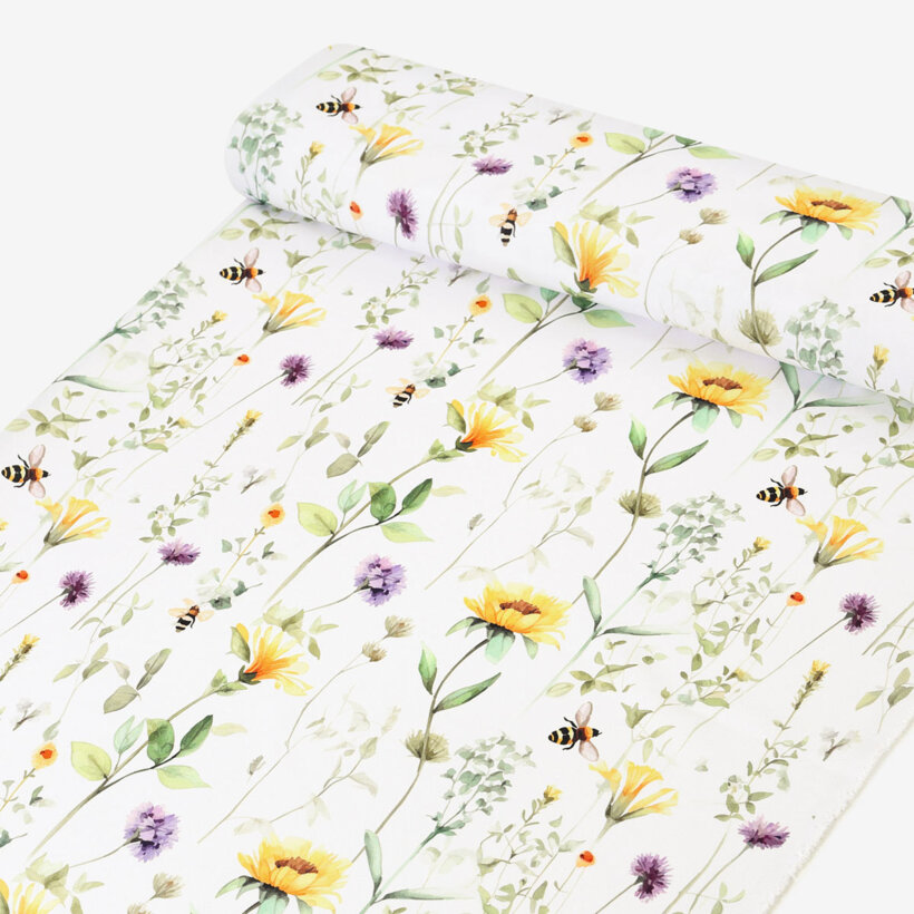 Teflonstoff für Tischdecken - Wiesenwelt