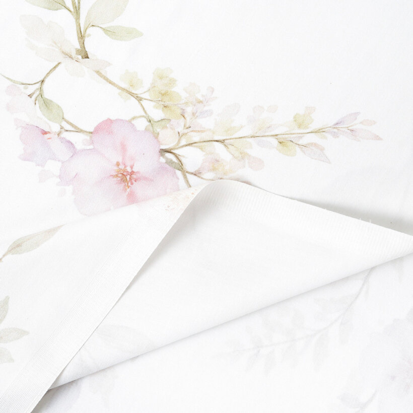Mako-Satin - Romantische Wiese
