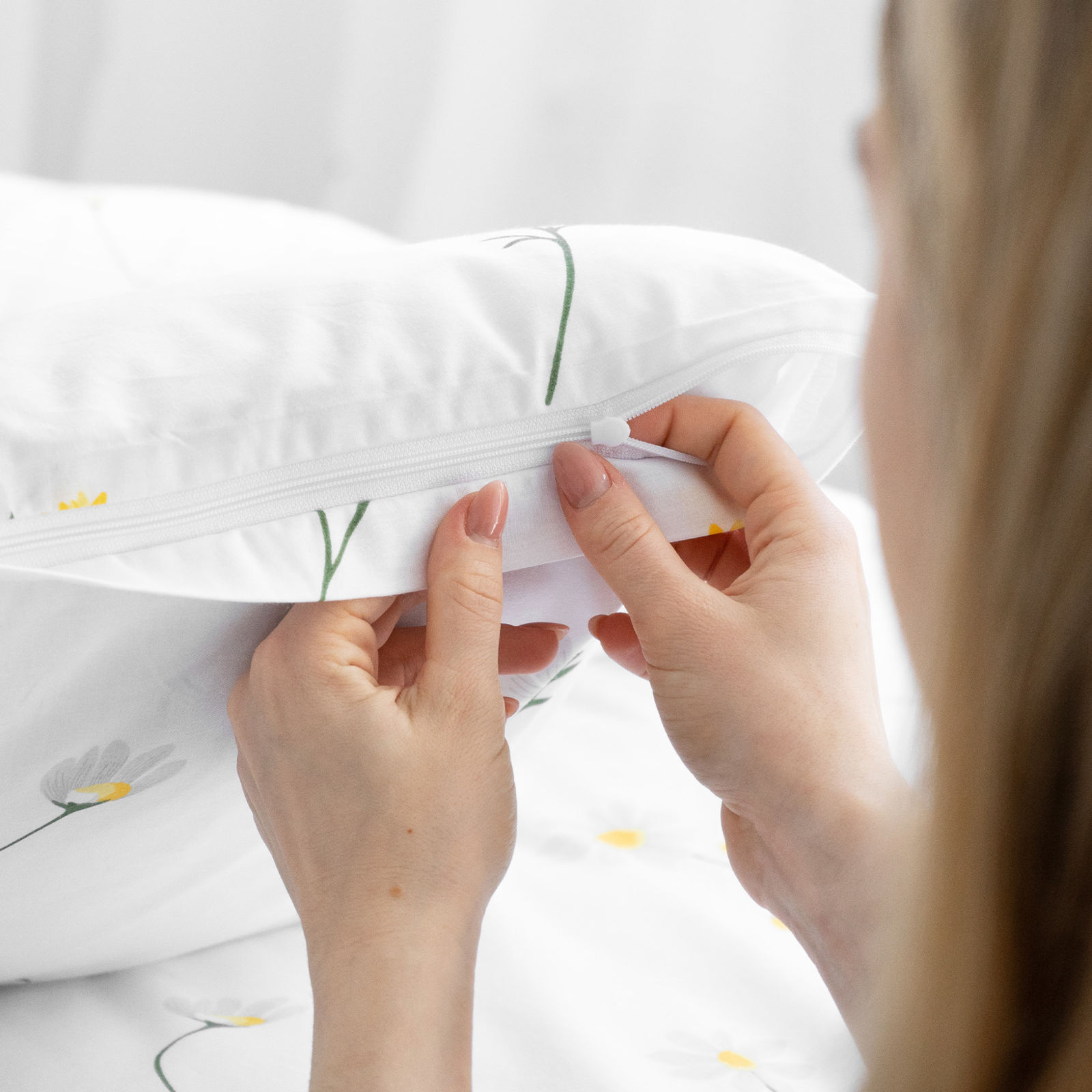 Bettwäsche für Babybetten aus Baumwolle - Kamille