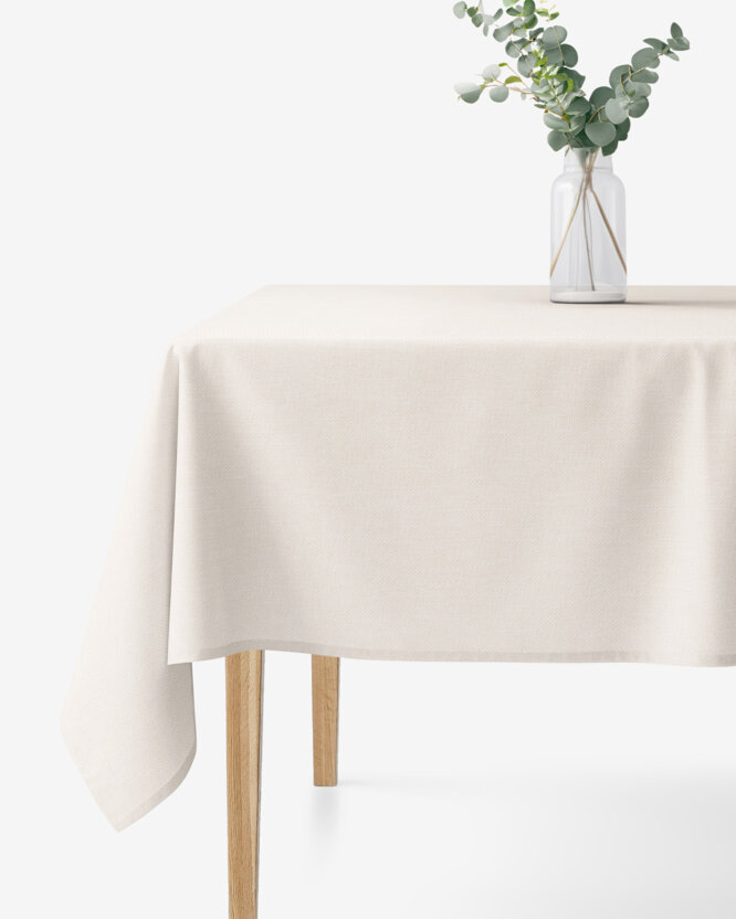 Eckige Tischdecke Peru - creme