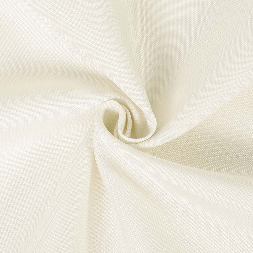 Ovale Tischdecke - creme