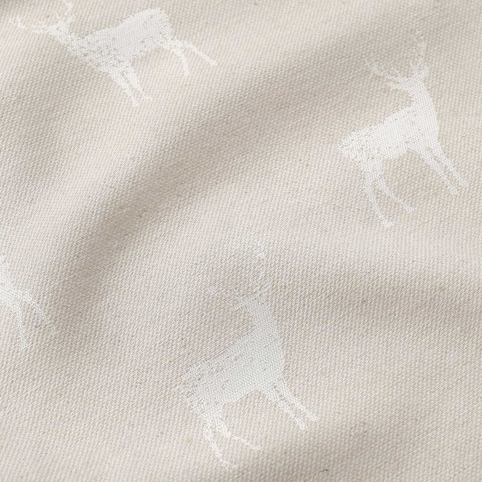 Weihnachtskissenbezug Natura - Hirsche auf natürlichem