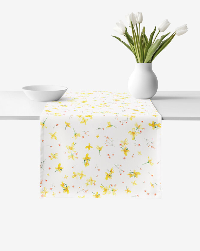 Tischläufer Valencia - Blüten der Narzissen